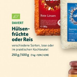 Reis bei BioMarkt