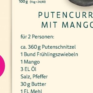 Putenschnitzel bei BioMarkt