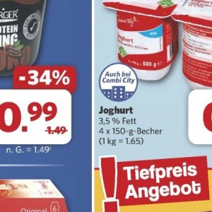 Joghurt danone  bei Combi