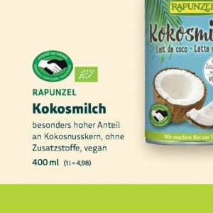 Kokosmilch bei BioMarkt