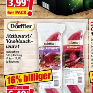 Wurst bei Norma