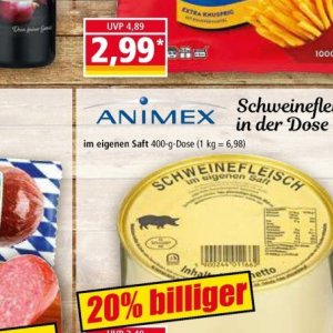 Schweinefleisch bei Norma