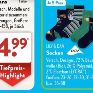 Socken bei Aldi SÜD