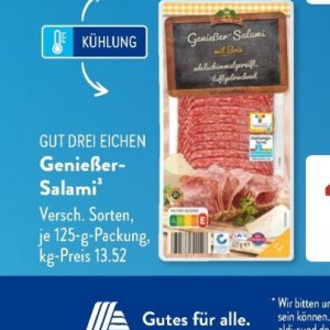 Salami bei Aldi SÜD