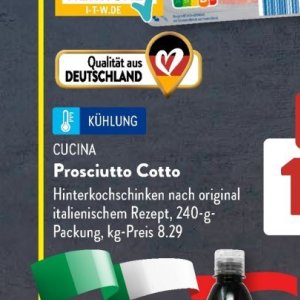 Prosciutto bei Aldi SÜD