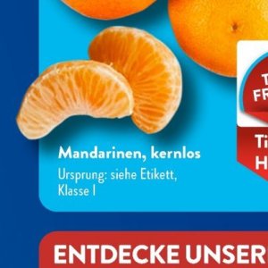 Mandarinen bei Aldi SÜD