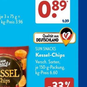 Snacks bei Aldi SÜD