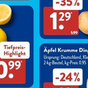 Äpfel bei Aldi SÜD