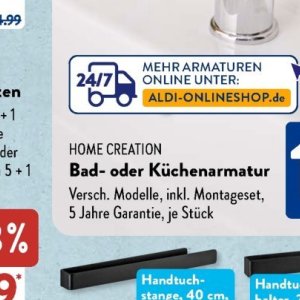 Küchenarmaturen bei Aldi SÜD