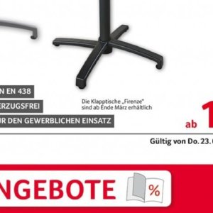 Klapptische bei Selgros