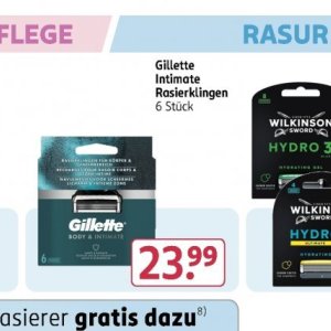 Rasierklingen gillette  bei Rossmann