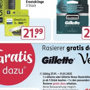 Rasierer bei Rossmann