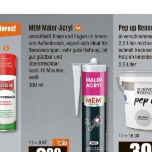 Acryl bei V-Baumarkt