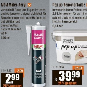 Acryl bei V-Baumarkt