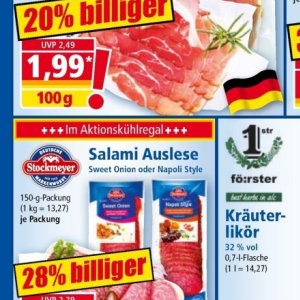 Salami bei Norma