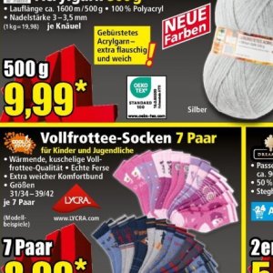 Socken bei Norma