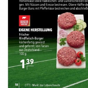 Rindfleisch bei Citti Markt