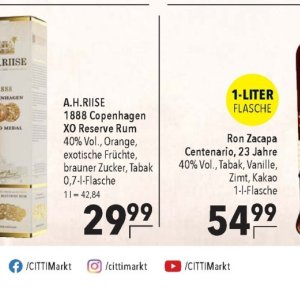 Rum bei Citti Markt