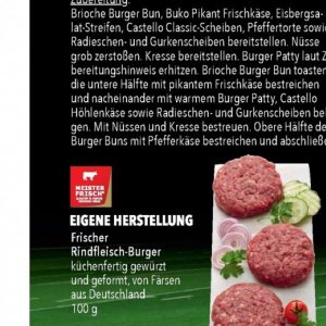 Burger bei Citti Markt