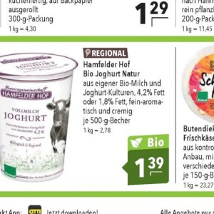 Joghurt bei Citti Markt