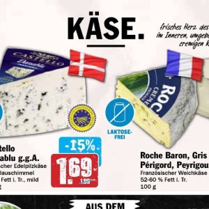 Käse castello  bei Hit