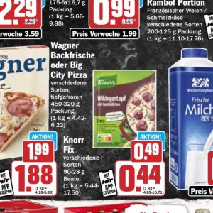 Pizza wagner wagner bei Hit