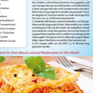 Lasagne bei Mix Markt