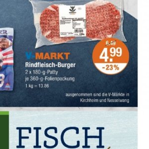 Burger bei V-Markt