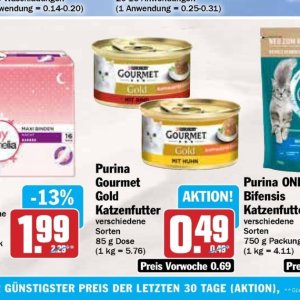 Katzenfutter purina  bei AEZ