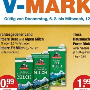 Milch bei V-Markt