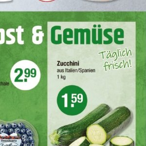 Zucchini bei V-Markt