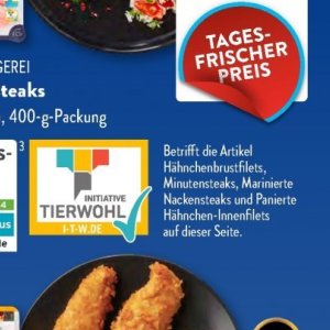 Minutensteaks bei Aldi SÜD