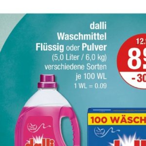 Waschmittel bei V-Markt