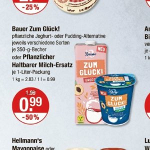 Milch bei V-Markt