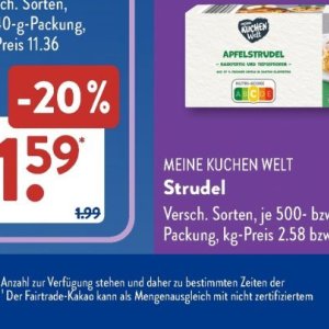 Strudel bei Aldi SÜD