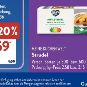 Kuchen bei Aldi SÜD