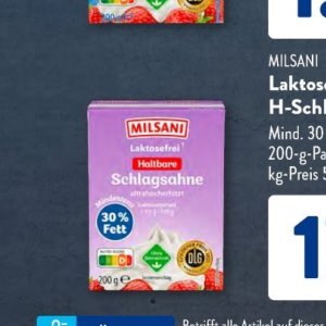 Schlagsahne bei Aldi SÜD