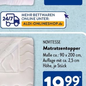 Matratzenschoner bei Aldi SÜD