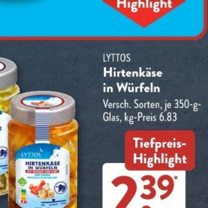 Glas bei Aldi SÜD