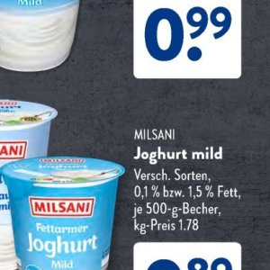 Joghurt bei Aldi SÜD