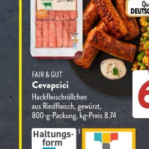 Cevapcici bei Aldi SÜD