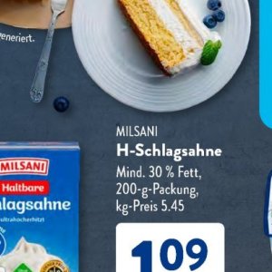 Schlagsahne bei Aldi SÜD