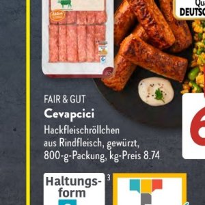 Cevapcici bei Aldi SÜD