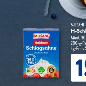 Schlagsahne bei Aldi SÜD