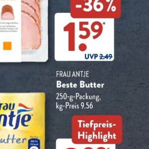 Butter bei Aldi SÜD