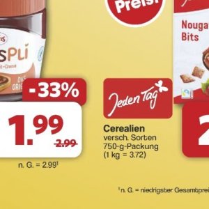 Cerealien bei Famila Nord West