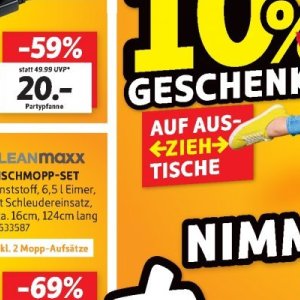 Tische bei Sconto