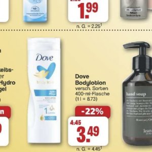 Bodylotion dove  bei Famila Nord West