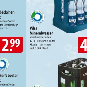 Mineralwasser bei Famila Nord Ost