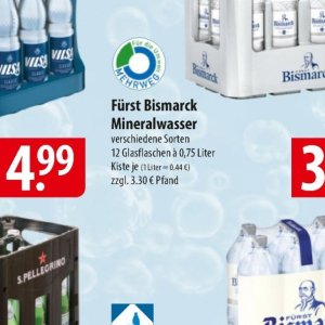 Mineralwasser bei Famila Nord Ost